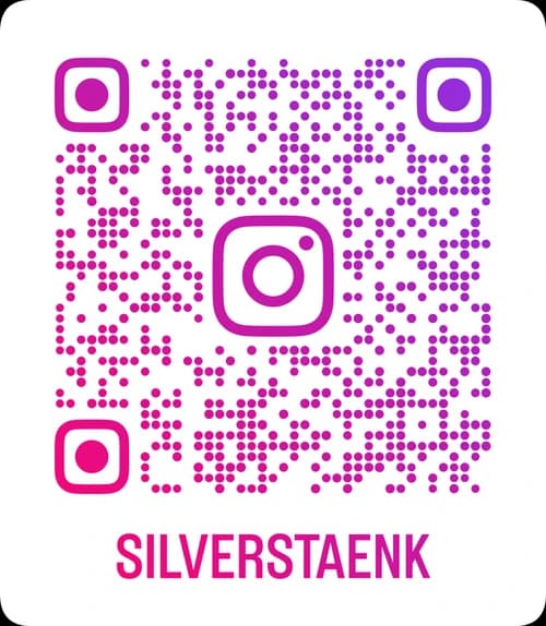 QR-kod till Silverstänks Instagram